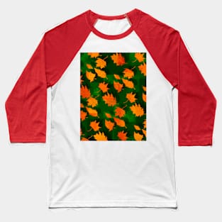 Golden Leaves Baseball T-Shirt